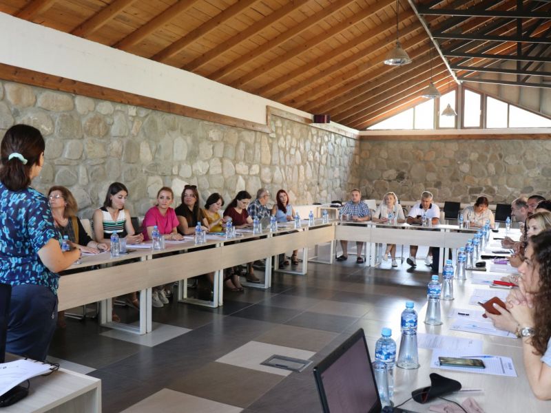 Workshop at the Summer Academy 2022 for tutors in Georgia | Photo: DVV International Georgia
